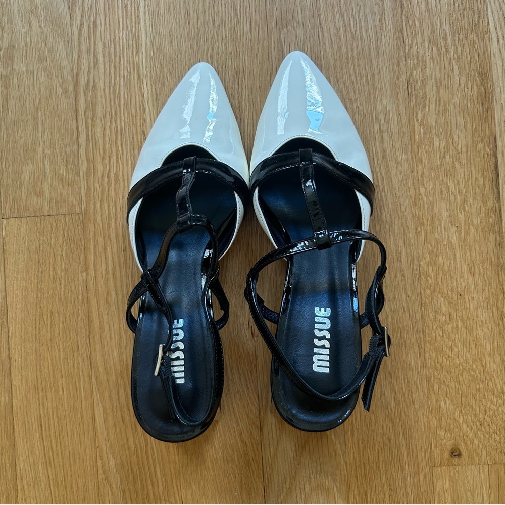 Korean Designer Unique Slingback Heels